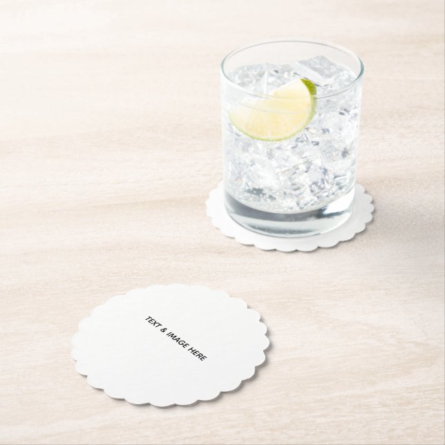 Posavasos De Papel Crea tu propio blanco (In situ)