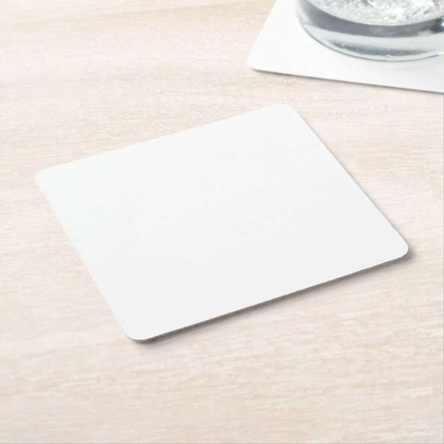 Posavasos De Papel Crea tu propio blanco personalizado (En perspectiva)