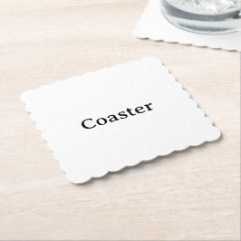 Posavasos De Papel Crea tu propio cuadrado escalonado de 4" x 4"