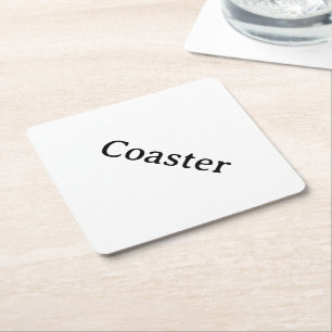 Posavasos De Papel Crea tu propio diamante personalizado simple