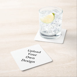 Posavasos De Papel Crea tu propio diamante personalizado simple
