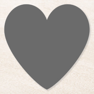 Posavasos De Papel Crea tu propio diseño personalizado gris oscuro