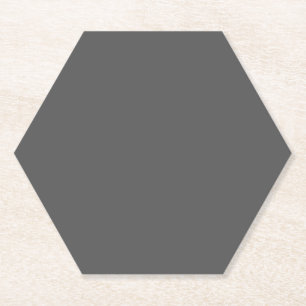Posavasos De Papel Crea tu propio diseño personalizado gris oscuro