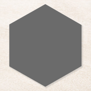Posavasos De Papel Crea tu propio diseño personalizado gris oscuro