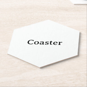 Posavasos De Papel Crea tu propio hexágono de 4" x 4" con punta super