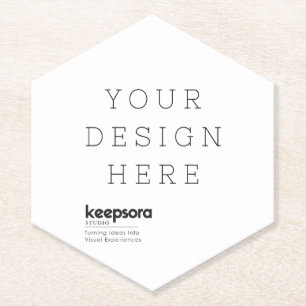 Posavasos De Papel Crea tu Propio Personalizado