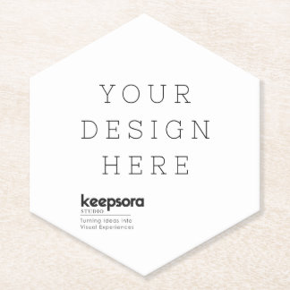 Posavasos De Papel Crea tu Propio Personalizado
