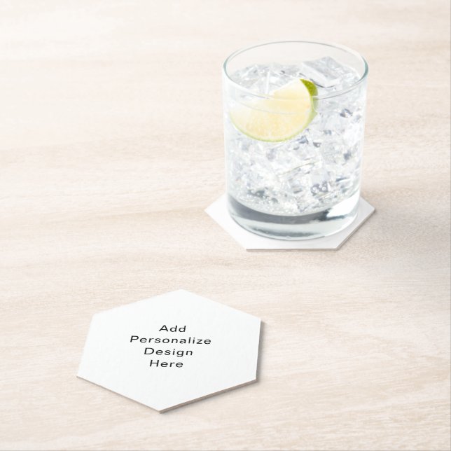 Posavasos De Papel crea tu propio personalizado (In situ)
