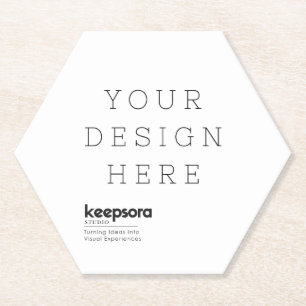 Posavasos De Papel Crea tu Propio Personalizado