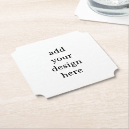 Posavasos De Papel Crea tu propio ticket personalizado simple