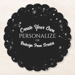 Posavasos De Papel Crea un Personalizado Personalizado