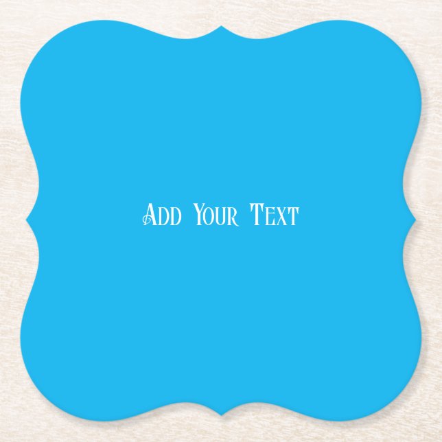 Posavasos De Papel Crear Personalizados profesionales elegantes (Anverso)