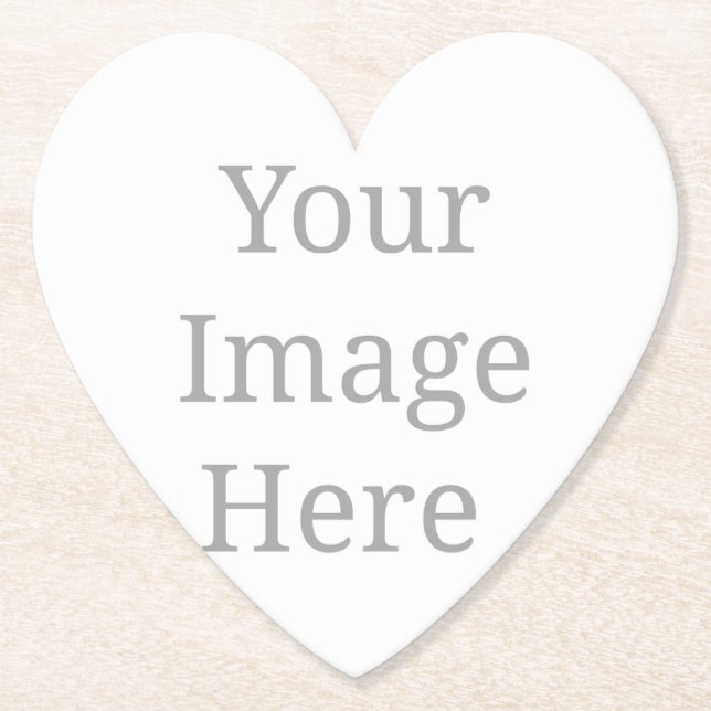 Posavasos De Papel Crear su propio personalizado (Anverso)