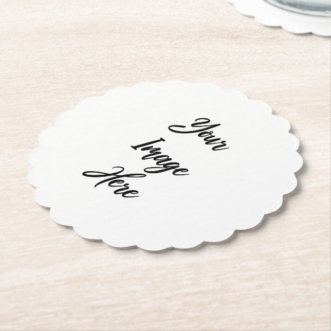 Posavasos De Papel Create Your Own (En perspectiva)