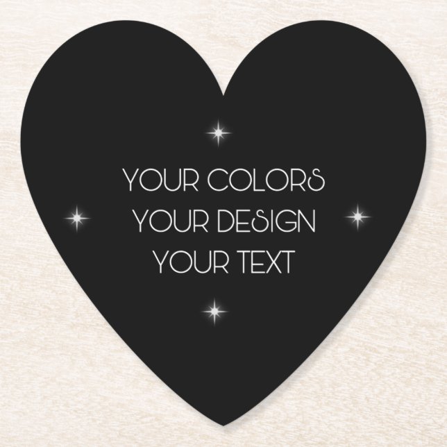 Posavasos De Papel Create Your Own (Anverso)