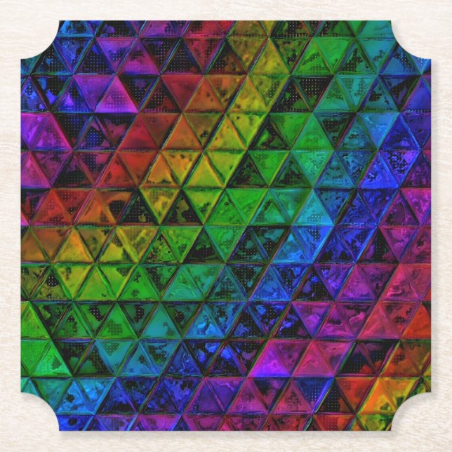 Posavasos De Papel Cristal de orgullo (Anverso)