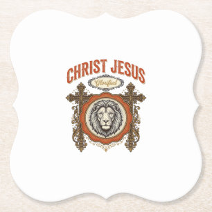 Posavasos De Papel Cristo Jesús Fe Vintage León