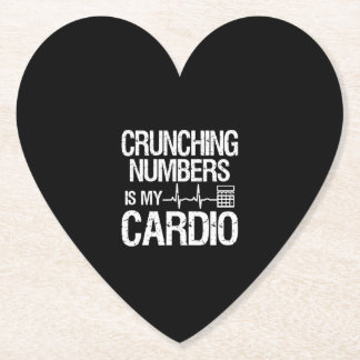 Posavasos De Papel Crunching Numbers Es Mi Cardio Contable & CPA .