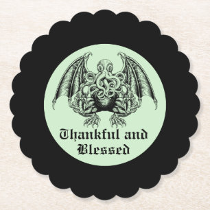 Posavasos De Papel Cthulhu Lovecraft