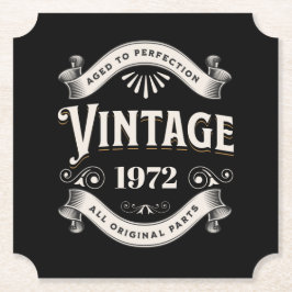 Posavasos De Papel Cualquier año ventilado Jueves Cuadrado de Papel