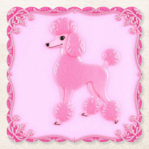 Posavasos De Papel Cubierta de papel de cangrejo rosa