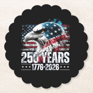 Posavasos De Papel Cumpleaños de Estados Unidos Aniversario 250 Camis