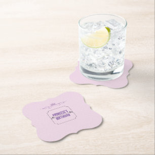 Posavasos De Papel Cumpleaños de la princesa