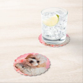 Posavasos De Papel Cumpleaños Perro Fiesta 