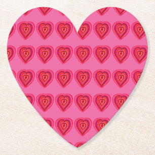 Posavasos De Papel Custodia De Papel Corazón