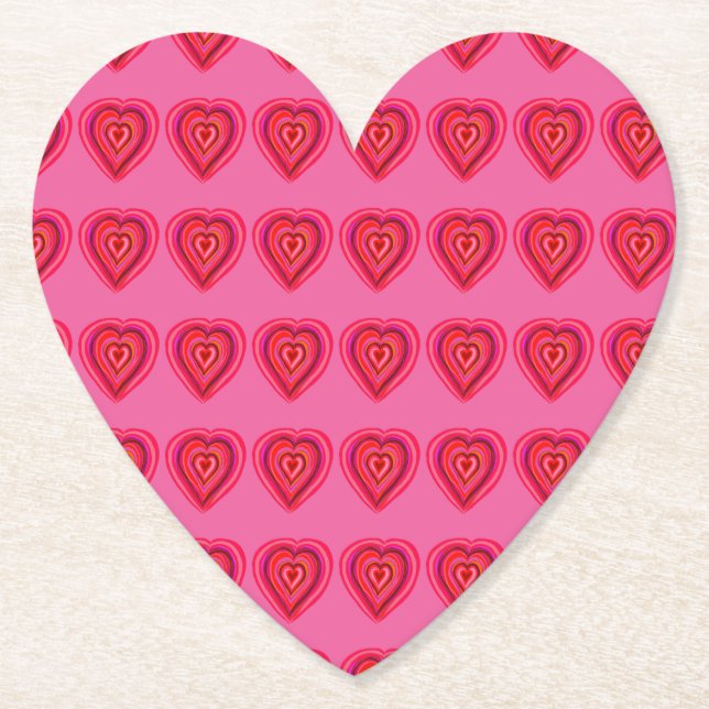 Posavasos De Papel Custodia De Papel Corazón (Anverso)