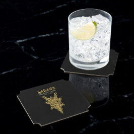 Posavasos De Papel Custom Mystic Gold Despedida de Soltera 