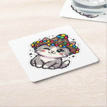 Cute Kawaii Marroquí Amazigh Gato Gorro Tejido Peg