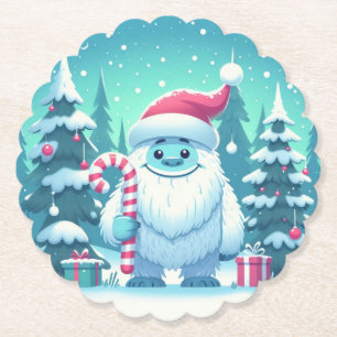 Posavasos De Papel Cute Navidad/invierno yeti
