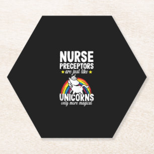 Posavasos De Papel Cute Unicorns Enfermera Preceptora Enfermería Médi