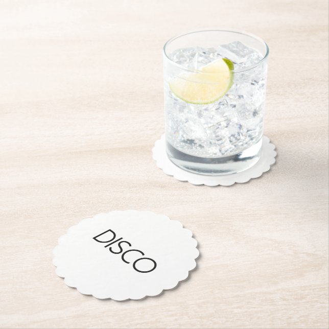 Posavasos De Papel Danza DISCO (In situ)