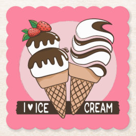 Posavasos de papel de color personalizado para ama