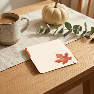 Posavasos de papel de hoja de arce rústico de Acci