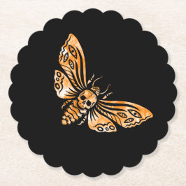 Posavasos De Papel Death's Head Moth