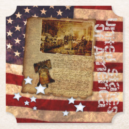 Posavasos De Papel Declaración de Independencia