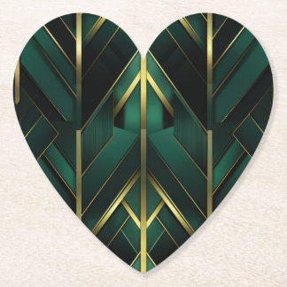 Posavasos De Papel Deco Verde