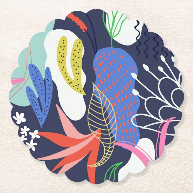 Posavasos De Papel Decoración maravillosa (Anverso)