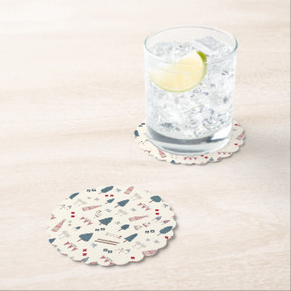 Posavasos De Papel Decoración para fiesta de champán de fin de semana