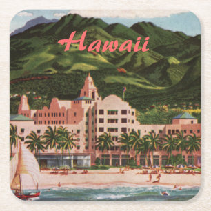 Posavasos de papel del Hotel Royal Hawaiian (juego