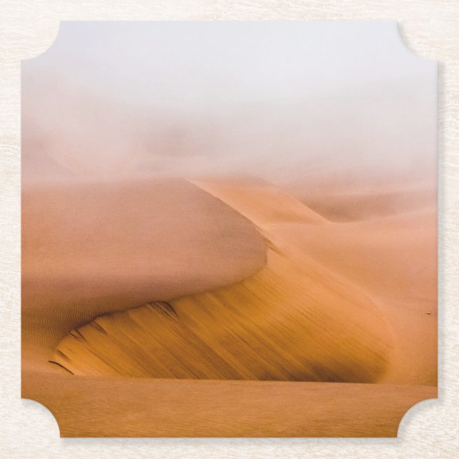 Posavasos De Papel Desierto de Foggy Namib (Anverso)