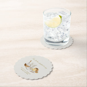 Posavasos De Papel Despedida de soltera para ser llevada pronto