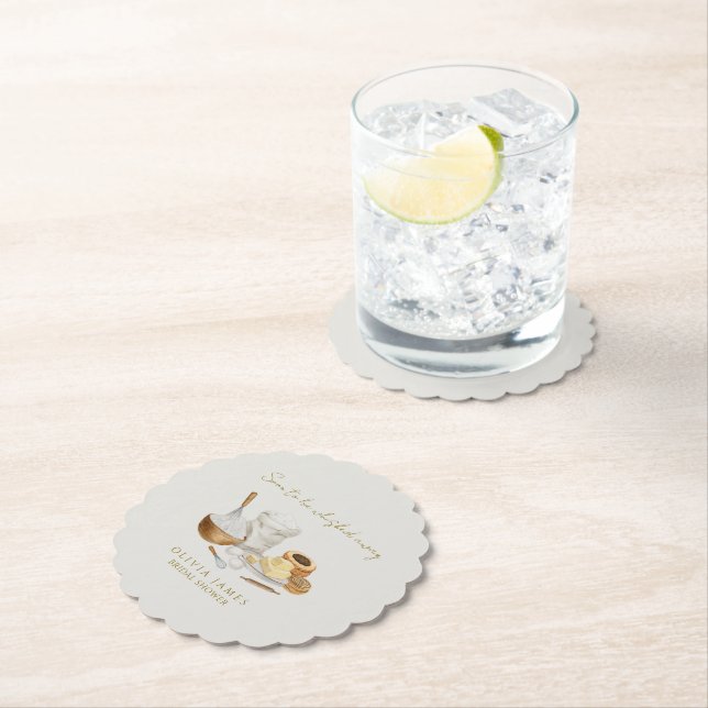 Posavasos De Papel Despedida de soltera pronto será llevada (In situ)