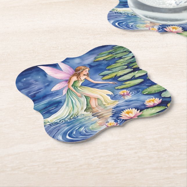 Posavasos De Papel  Dessous-de-verre en papier  (En perspectiva)