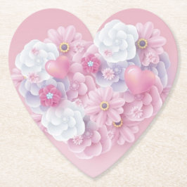 Posavasos De Papel Dessous-de-verre en papier cœur