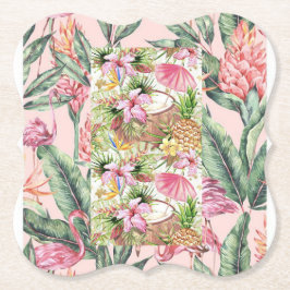 Posavasos De Papel Dessous-de-verre en papier flowers