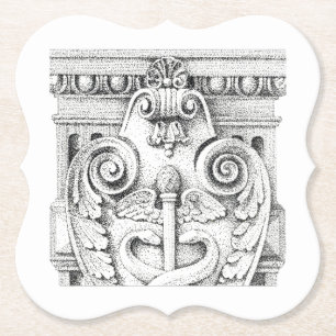 Posavasos De Papel DETALLES de los soportes de papel